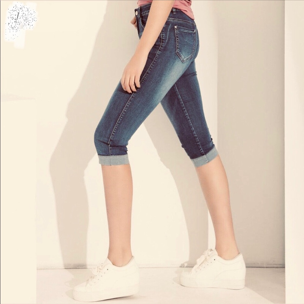 Cropped jeans size 0